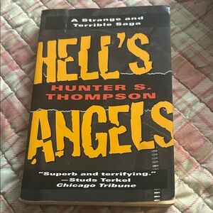 Hell's Angels by Hunter S. Thompson — Black & Yellow Paperback